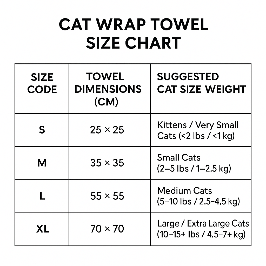 Kaidox™ Premium Cat Wrap Towel