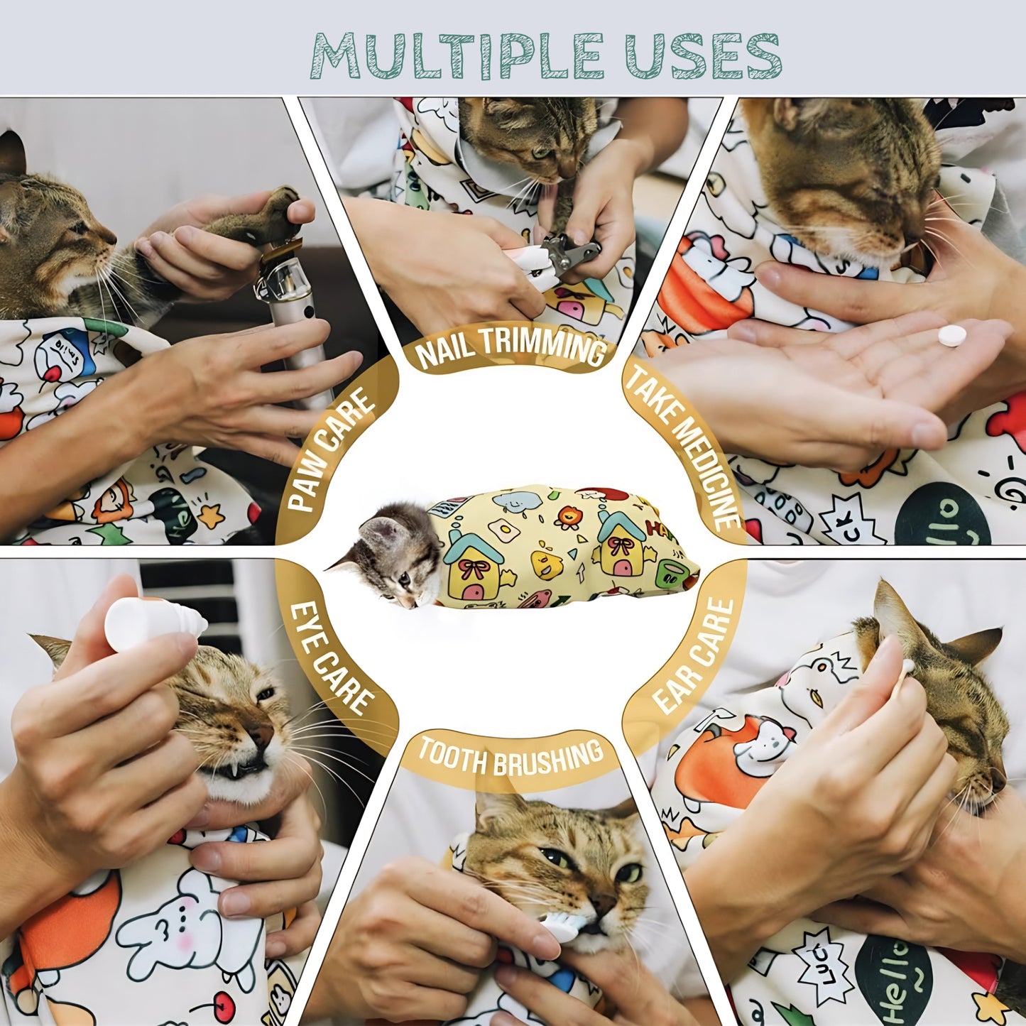 Kaidox™ Premium Cat Wrap Towel
