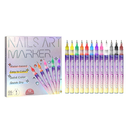 Precision Acrylic Nail Art Pen Set