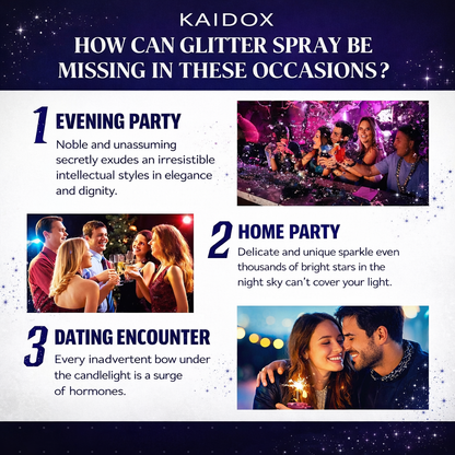 Long Lasting Glitter Hair Spray