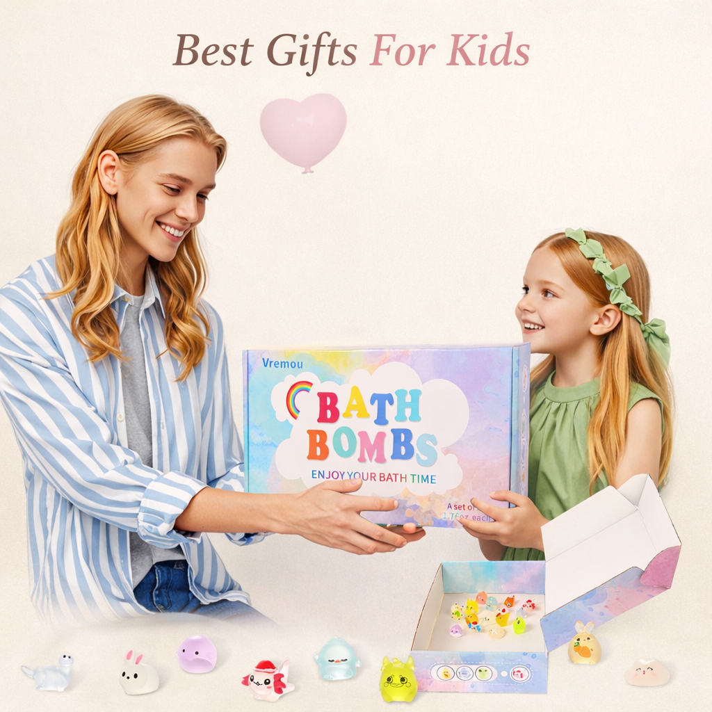 Bath Bombs for Kids with Toys Inside