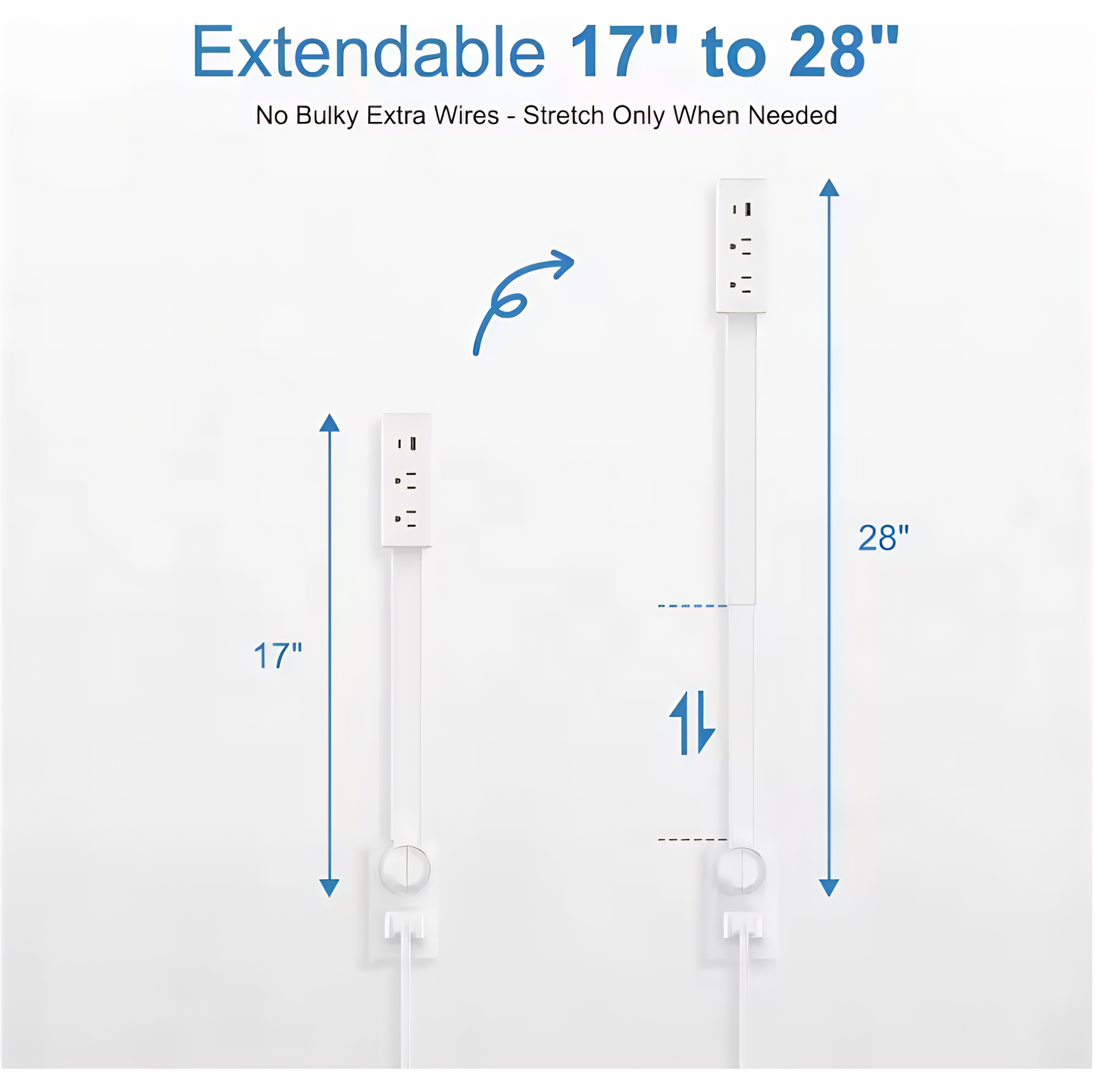 Sleek Socket Outlet & Cord Concealer Kit