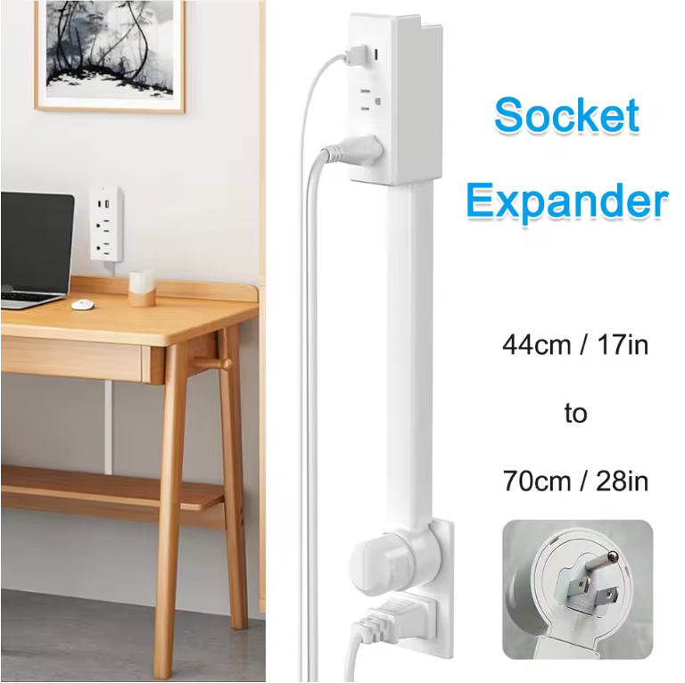 Sleek Socket Outlet & Cord Concealer Kit