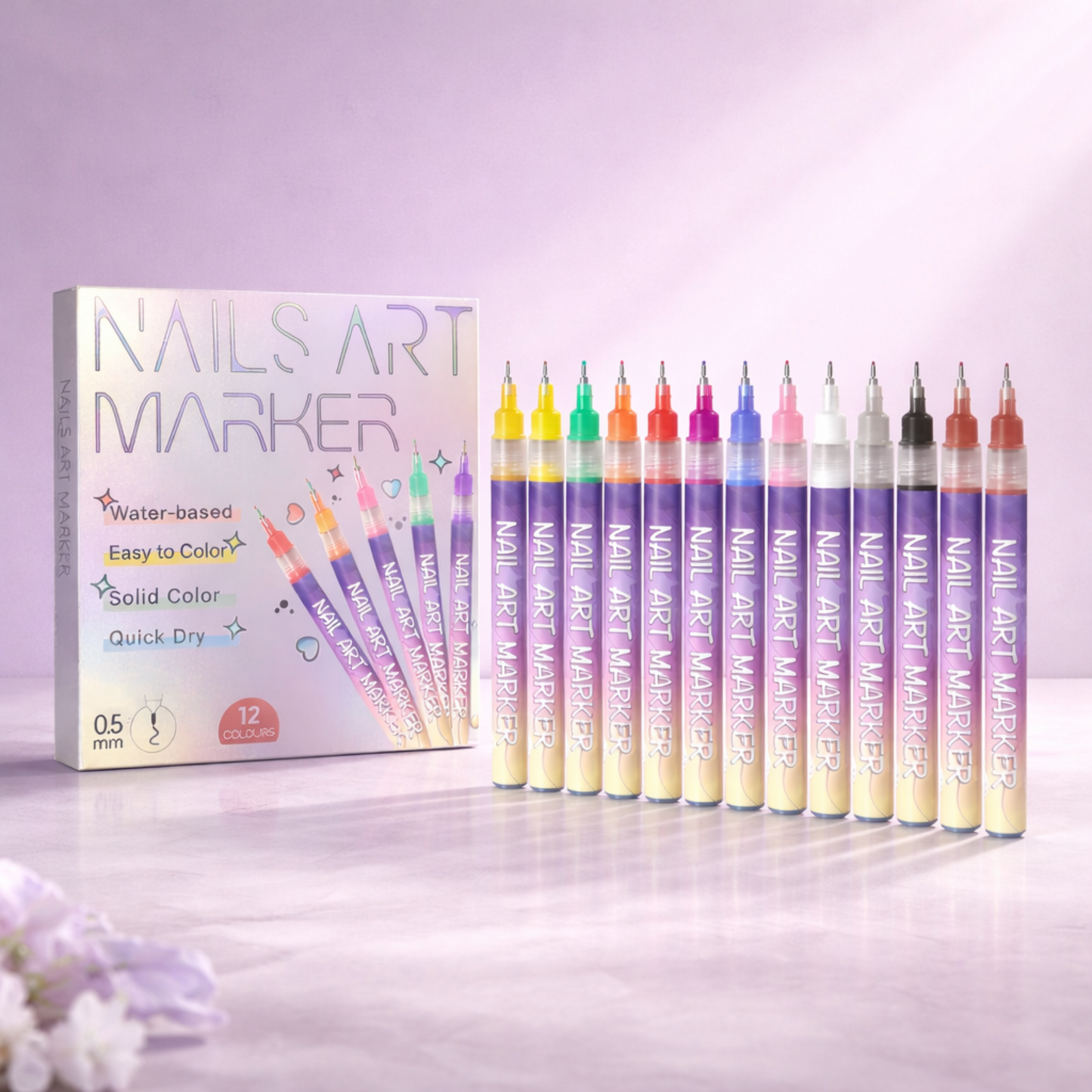 Precision Acrylic Nail Art Pen Set