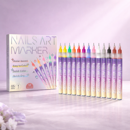 Precision Acrylic Nail Art Pen Set