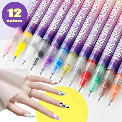 Precision Acrylic Nail Art Pen Set