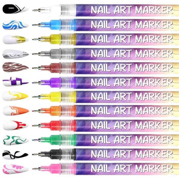 Precision Acrylic Nail Art Pen Set
