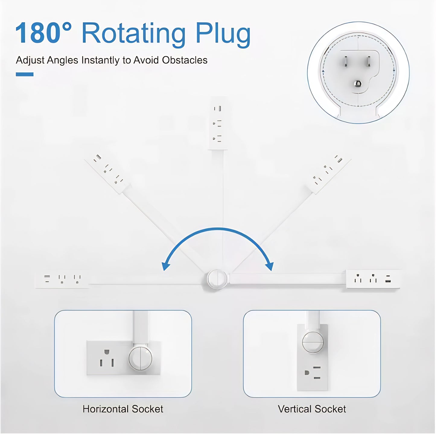 Sleek Socket Outlet & Cord Concealer Kit