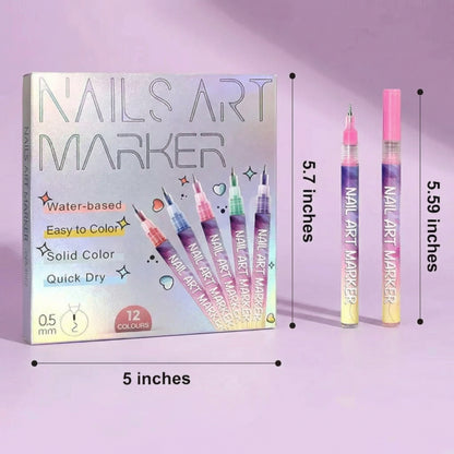 Precision Acrylic Nail Art Pen Set