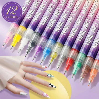 Precision Acrylic Nail Art Pen Set